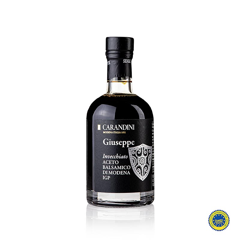 Carandini Aceto Balsamico Modena g.g.A., Giuseppe, invecchiato (presentförpackni, 250 ml