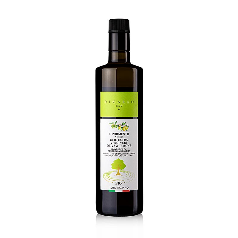 Extra jungfruolja Di Carlo, med citron, ekologisk, 750 ml
