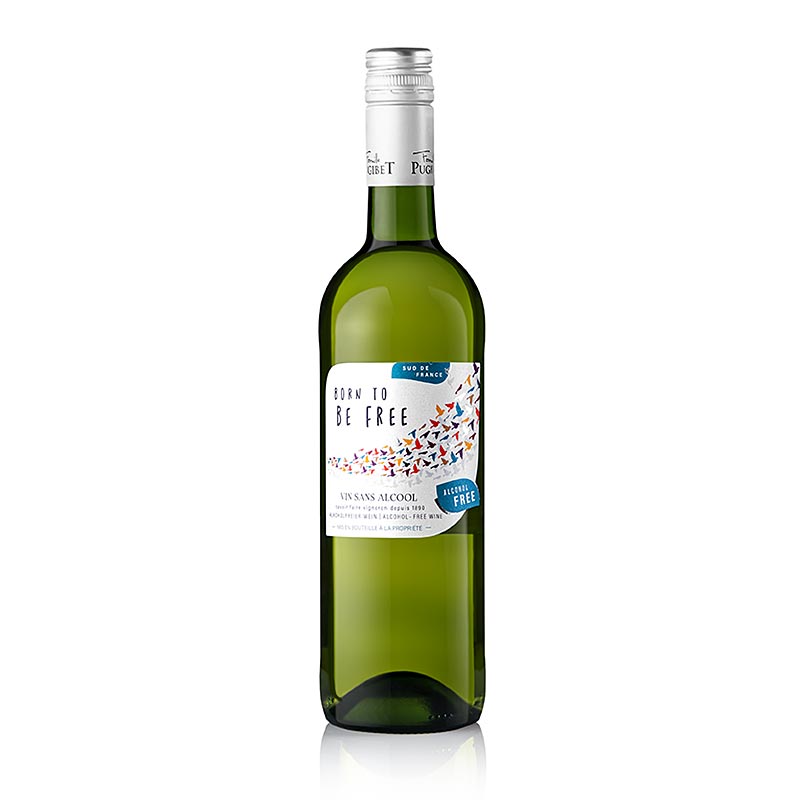 "Born to be Free", alkoholfri vitvin, La Colombette, 750 ml