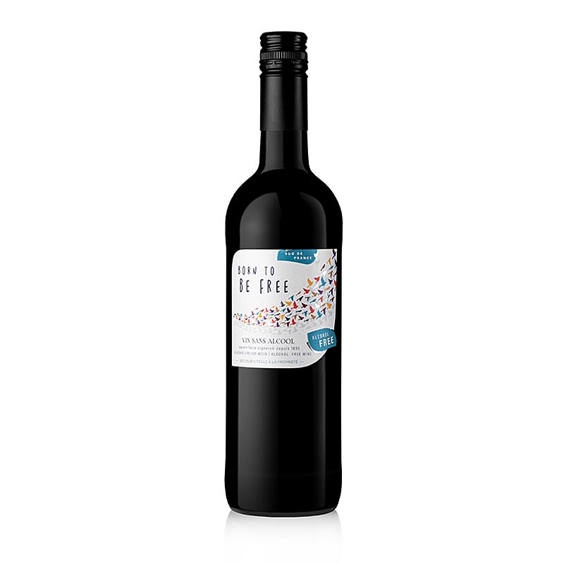 "Born to be Free", alkoholfri rödvin, La Colombette, 750 ml