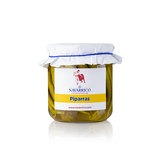 Piparras /Guindillas, milda chilipeppar i vinäger, Navarrico, 300 g