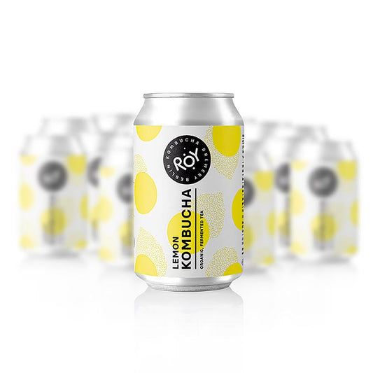 ROY Lemon Kombucha Berlin, ekologisk, 24 x 330 ml