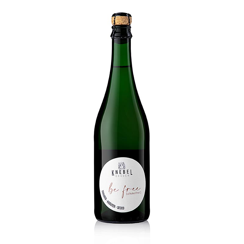 "Be Free" druv- och ört-secco, alkoholfri, Knebel Brüder, 750 ml
