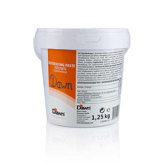 Skrivchoklad Garnierbrun, Dawn, 1,25 kg