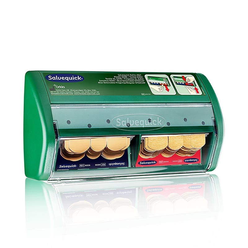 Cederroth – Salvequick plåsterdispenser, plåsterstation, (490700), 1 st