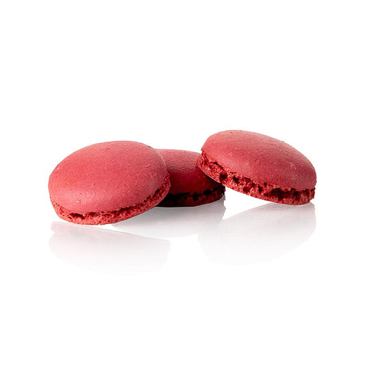 Macaronhalvor Rödvinbär, ofyllda, ca Ø 3,5 cm (70238), 1,34 kg, 384 st