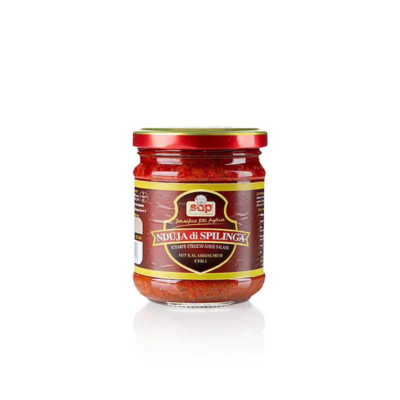 Nduja di Spilinga, smörbar, kryddig salami, 180 g