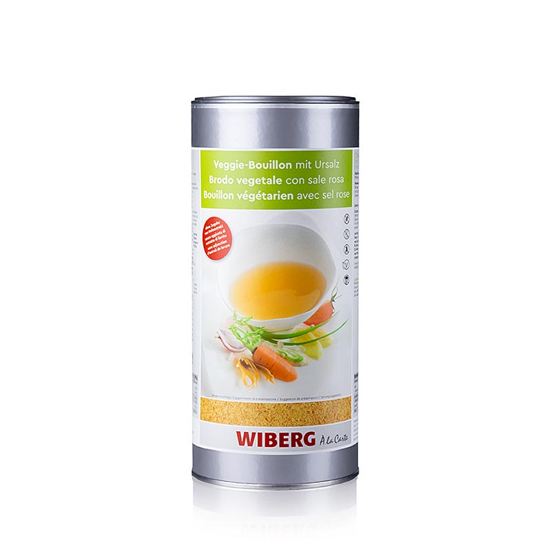 Wiberg Veggie-buljong med ur-salt, vegetabilisk, (281116), 1,2 kg