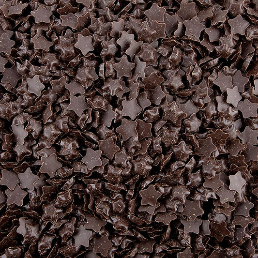 Chokladströssel stjärnor, mörkt, Dobla (73419), 600 g