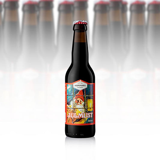 Hammars Julmust – läskedryck med maltsmak, Sverige, 4,62 l, 14 x 330 ml