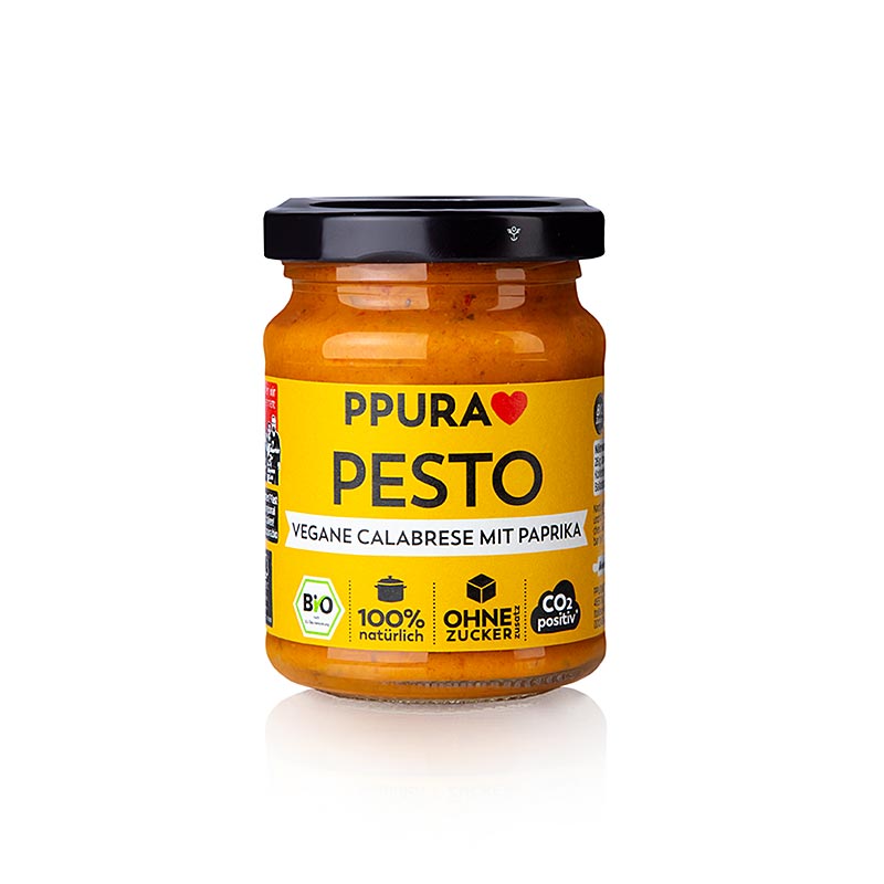 Gewürzgarten Ppura Pesto vegansk Calabrese med paprika, vegansk, ekologisk, 120 g