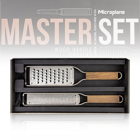 Microplane presentpaket "Master-serien", rivjärn + skärjärn, 2 st