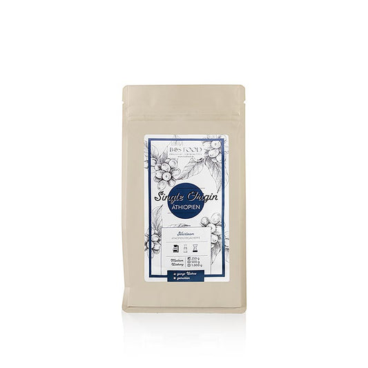 CHEF FOOD – Single Origin-kaffe – Etiopien Yirgacheffe, hela bönor, 250 g