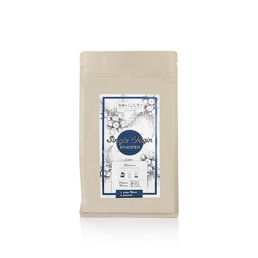 CHEF FOOD – Single Origin-kaffe – Etiopien Yirgacheffe, hela bönor, 500 g