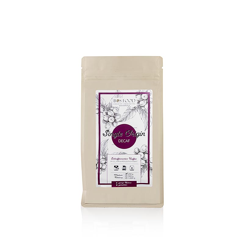 CHEF FOOD - Single Origin-kaffe - Decaf, koffeinfritt, hela bönor, 250 g