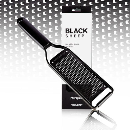 Rivjärn Microplane Black Sheep, Fine Grater, svart rostfritt stål (43004), 1 st