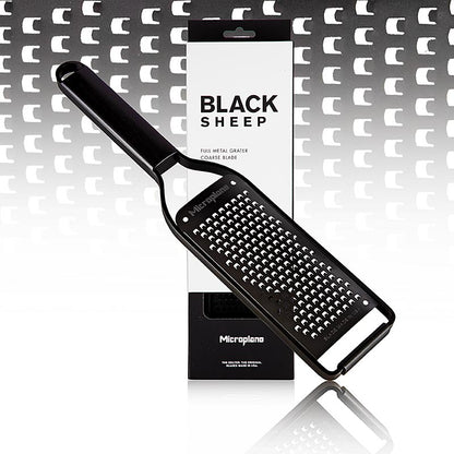 Rivjärn Microplane Black Sheep, grovrivare, svart rostfritt stål (43000), 1 st