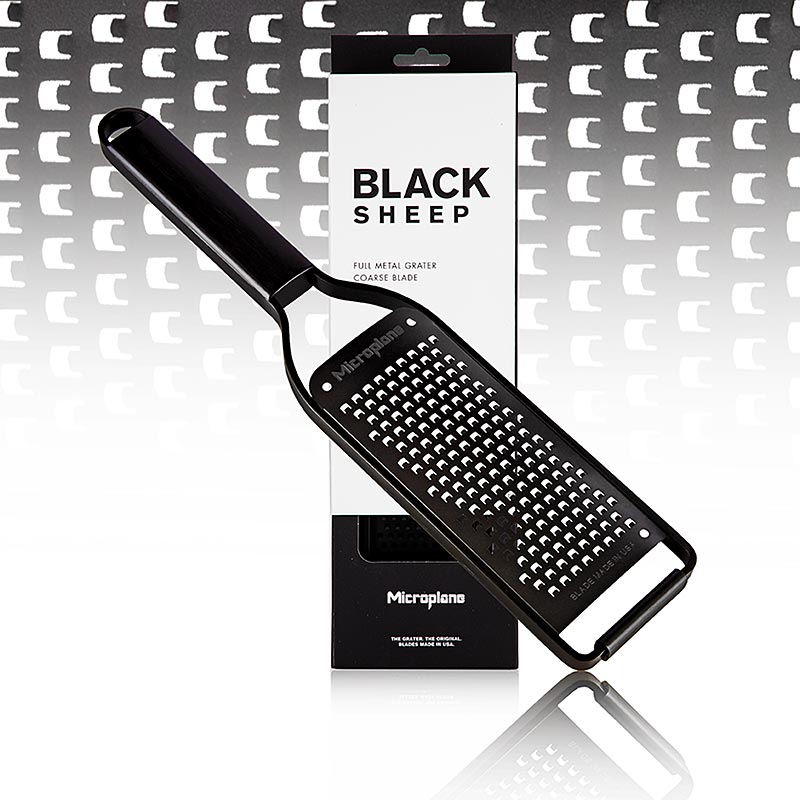 Rivjärn Microplane Black Sheep, grovrivare, svart rostfritt stål (43000), 1 st