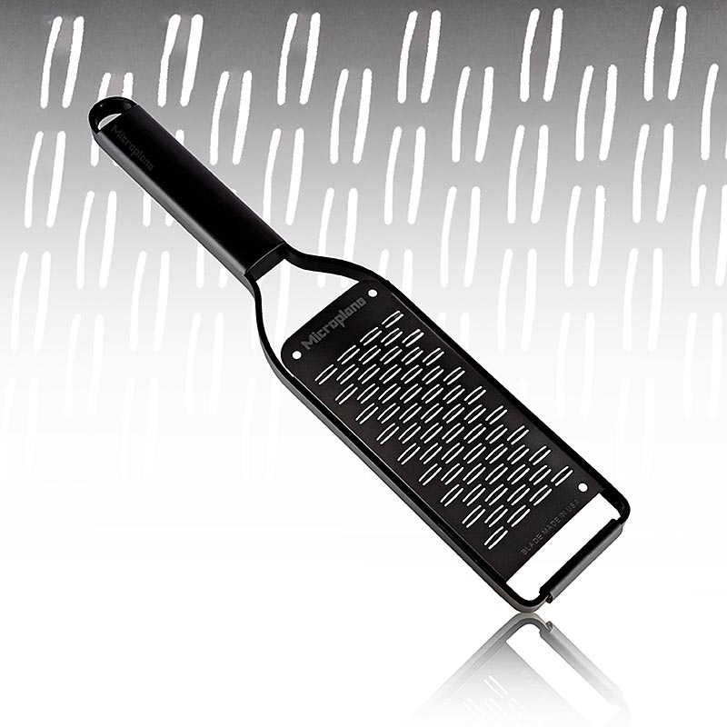Rivjärn Microplane Black Sheep, Ribbon Grater, svart rostfritt stål (43002), 1 St