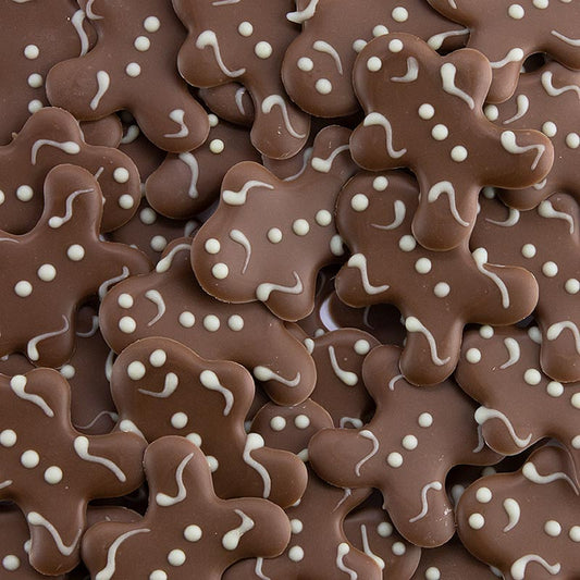 Chokladdekoration "Gingerbread couple", Dobla (77214), 280 g, 200 st