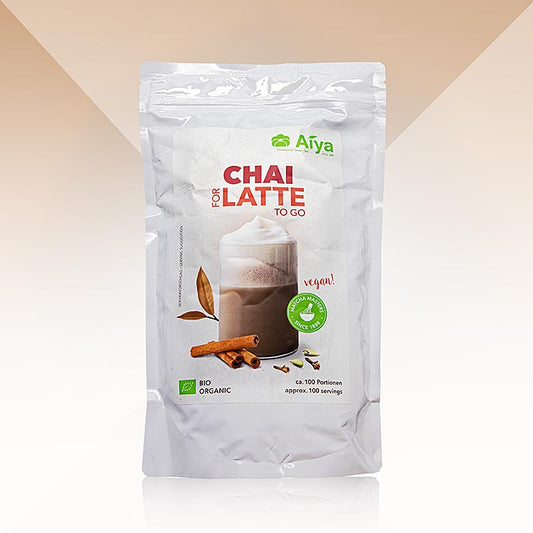 AIYA Professionals - Chai for Latte, kryddteblandning, ekologisk, 1 kg