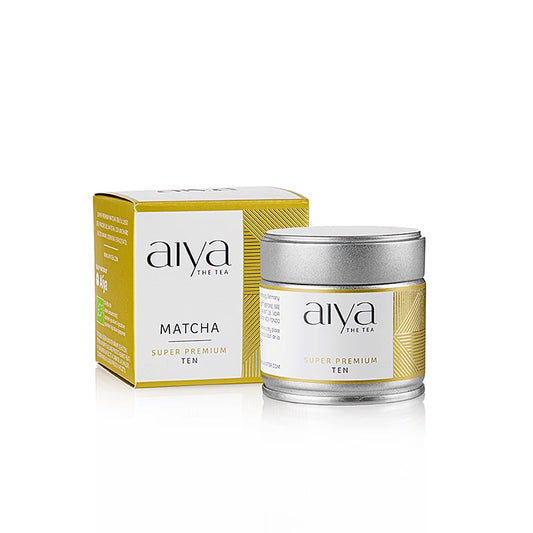 AIYA Matcha Ten, grönt te i SUPER premiumceremonikvalitet, ekologiskt, 30 g