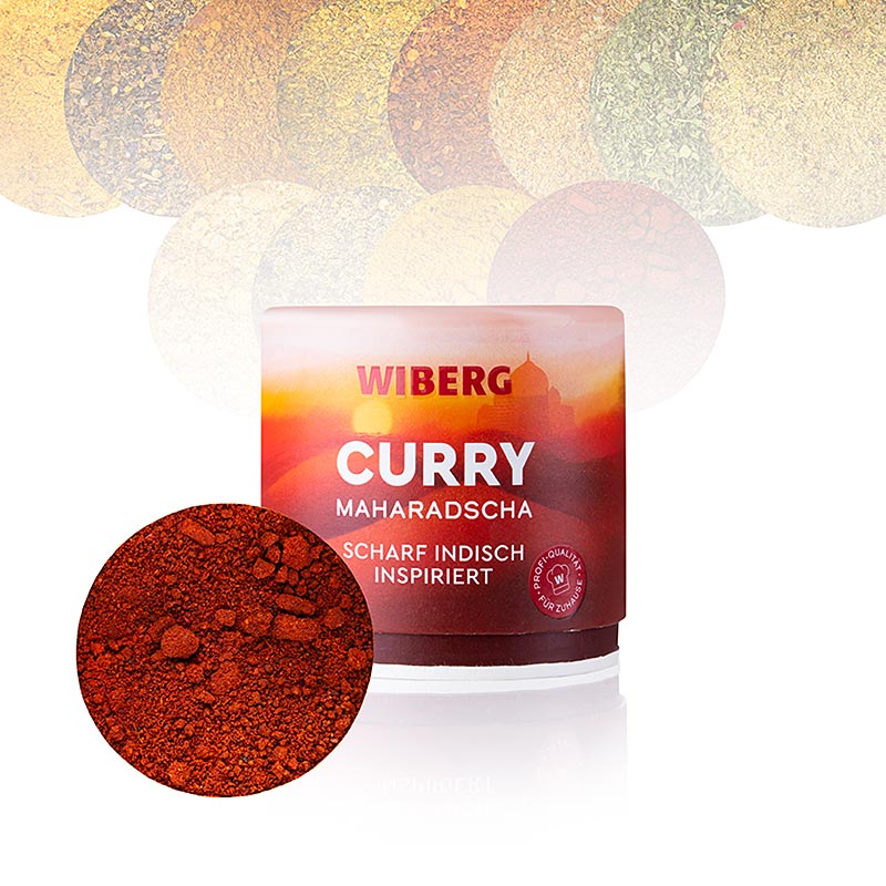 Wiberg Curry Maharadscha, starkt indiskt inspirerad kryddblandning, 75 g