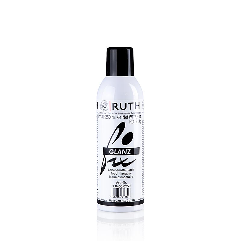 Livsmedelslack (Glanzfix Spray), Ruth, 250 ml