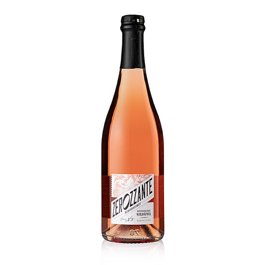 Raumland Zerozzante – Cuvee No. 3 Secco av rödköttiga vildäpplen, alkoholfri, 750 ml