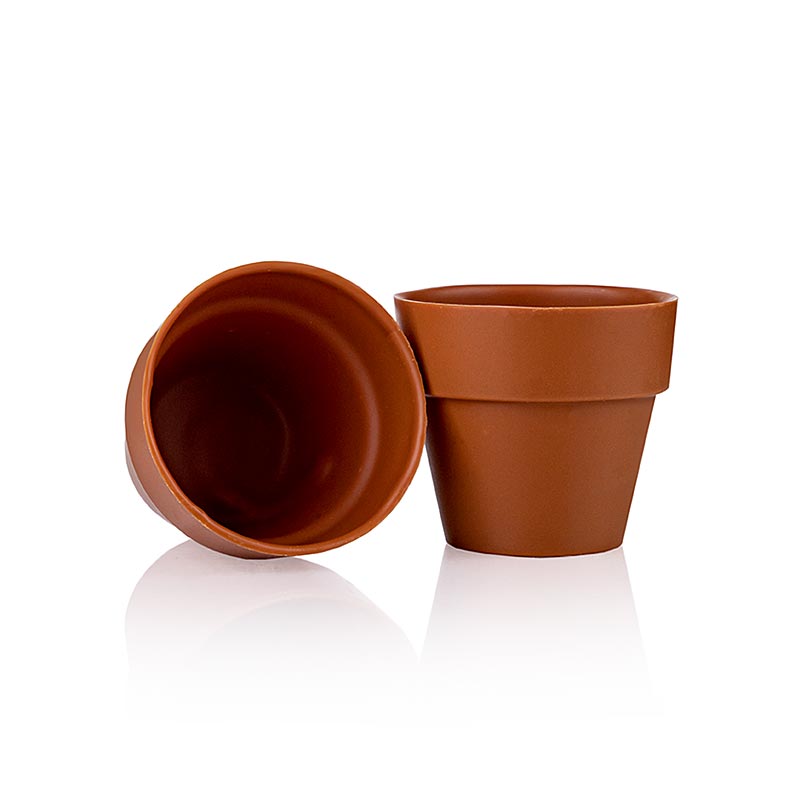 Chokladform Flower Pot Large, terrakotta, 62x55 mm, dobla (18140), 840 g, 28 st