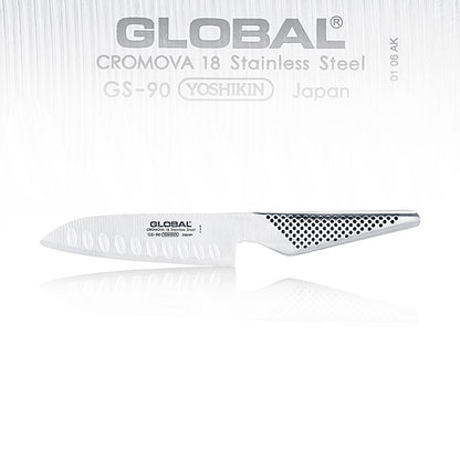 GS-90 Santoku-kniv, non-stick-blad för grönsaker, fisk, kött, 13 cm, 1 St