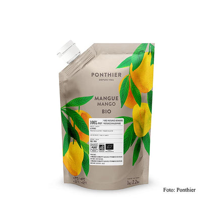 Ponthier mangopuré, 100 %, ekologisk, 1 kg