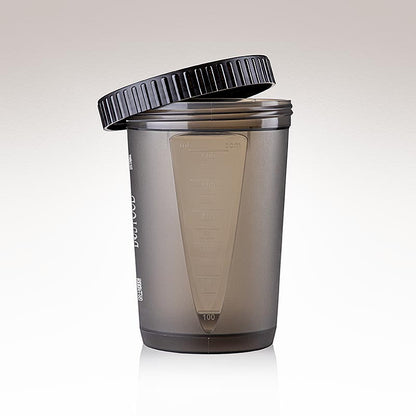 Återanvändbar takeaway-behållare Dish H, 600 ml, vit med tryck, 56 st