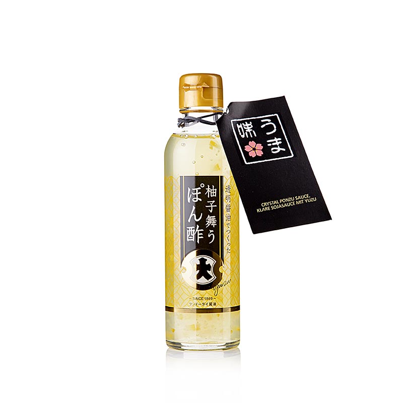 Crystal Ponzu-sås, klar sojasås med yuzu, Fundodai, Japan, 200 ml