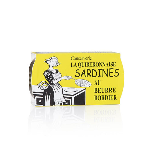 Sardiner i bretonsk Bordier-smör, La Quiberonnaise, 115 g