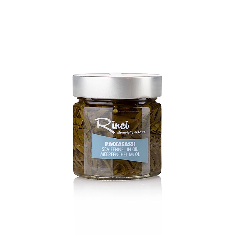 Paccasassi – havsfänkål i extra jungfruolja, Rinci, 200 g