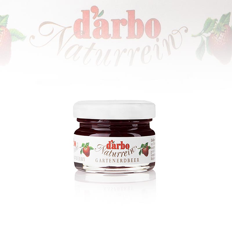 darbo – jordgubbssylt Extra, portionsburkar, 1,68 kg, 60 x 28 g