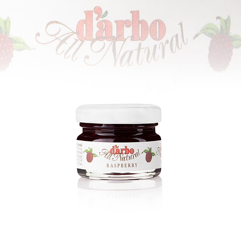 darbo - Hallonkonfekt Extra, portionsburkar, 1,68 kg, 60 x 28 g