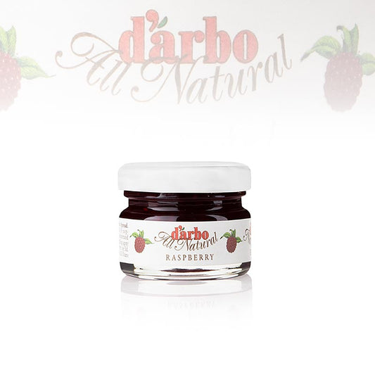 darbo - Hallonkonfekt Extra, portionsburkar, 1,68 kg, 60 x 28 g