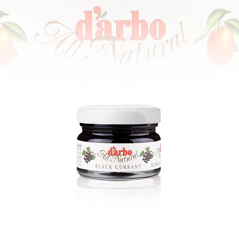darbo - Svartvinbärssylt (Cassis), portionsburkar, 1,68 kg, 60 x 28 g