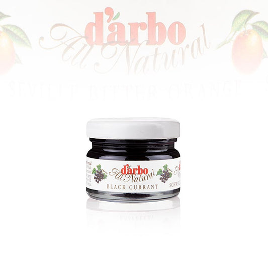 darbo - Svartvinbärssylt (Cassis), portionsburkar, 1,68 kg, 60 x 28 g