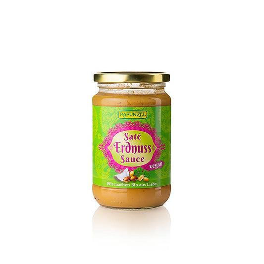 Sate-jordnötssås, vegansk, Rapunzel, ekologisk, 330 ml