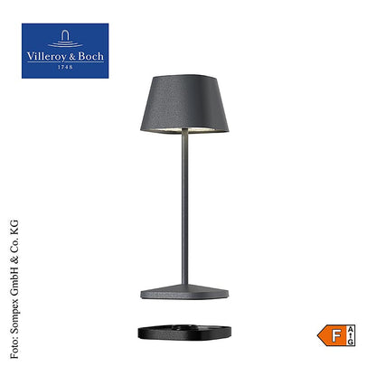 Bordslampa "Neapel MICRO RC", med batteri, 20x6,5x6,5 cm, 1 St