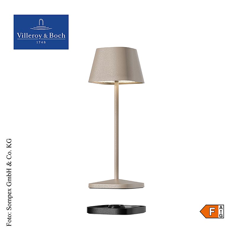 Bordslampa "Neapel MICRO", med batteri, 20x6,5x6,5 cm, 1 St