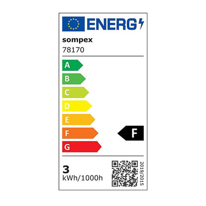 Bordslampa "TROLL 2.0 Outdoor", med batteri, 38x10x11 cm, aluminium, vit (78170), 1 St