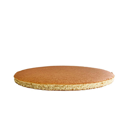 Spongebotten, ljus, rund Ø 26 cm, 13 mm tjock, 2,16 kg, 18 st