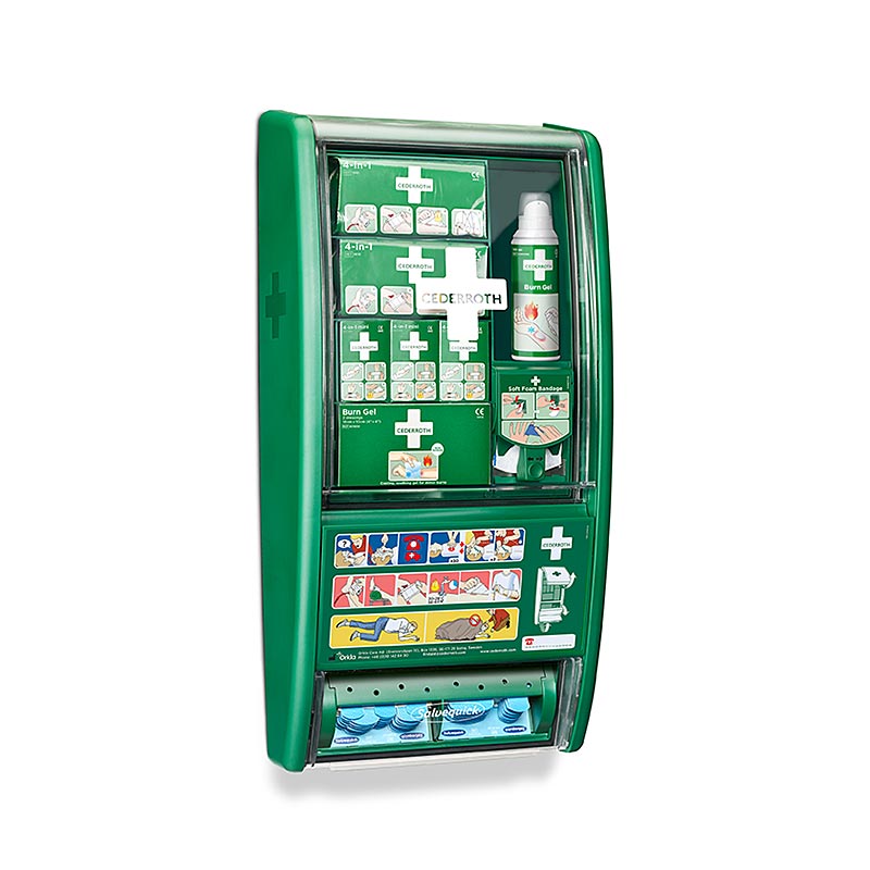 Cederroth - First Aid & Burn Station, första hjälpen-låda (51011003), 1 st