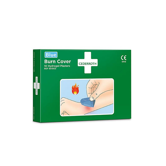 Cederroth - Burn Cover, hydrogelplåster, 74 x 45 mm, 10 st (901903), 1 st