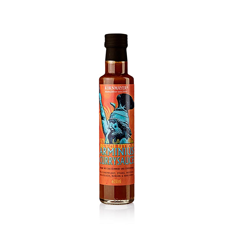 Arminius currysås, stark, Kornmayer, 250 ml