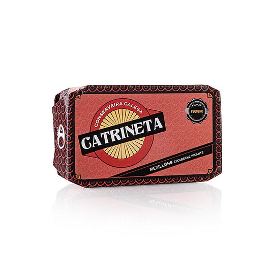 Musslor, från Galicien, Escabechesås PICANTE, 13–18 stycken, Catrineta, 120 g